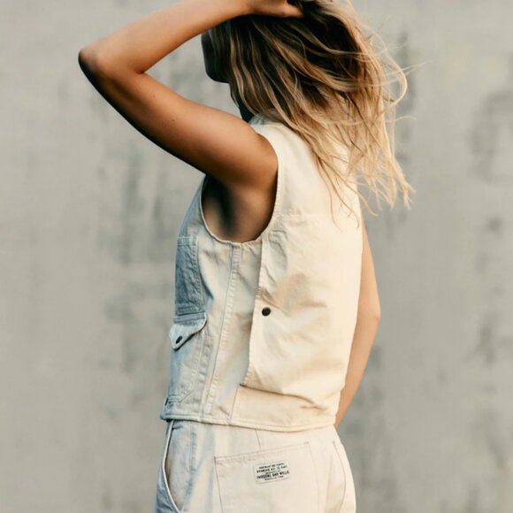 the field vest in natural - Picture 5 of 5